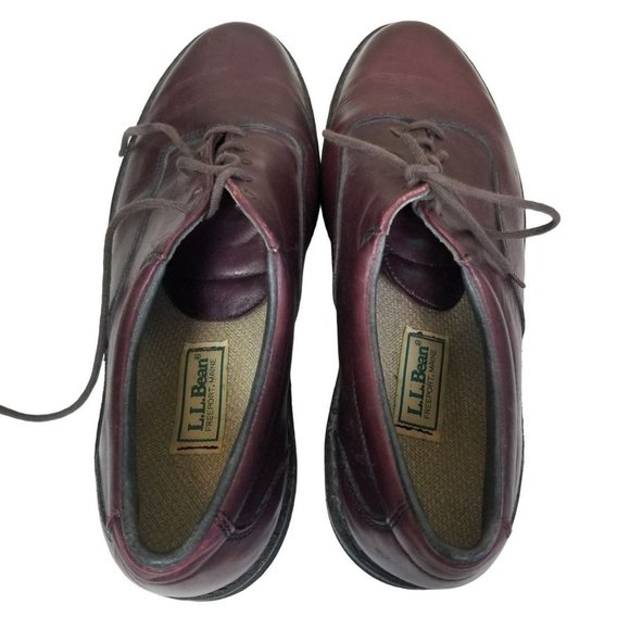 VTG L.L. Bean Mens 9.5D Brown Leather Closed Toe L main image 4